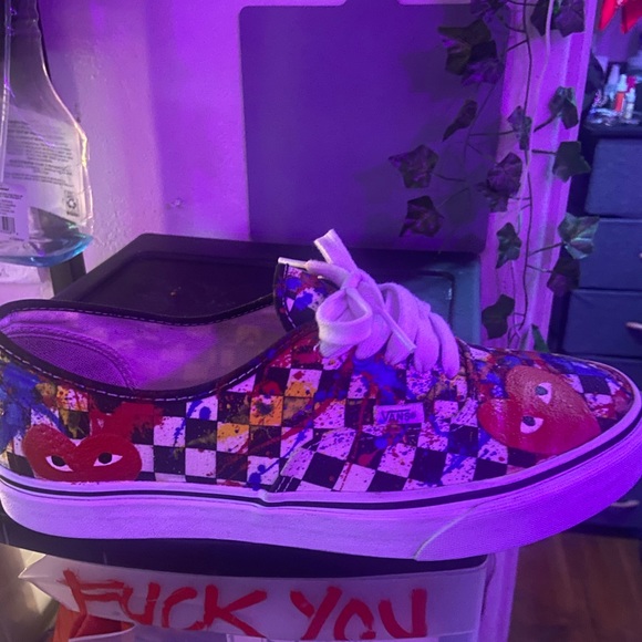 Custom one of one comme de garçons vans - Picture 1 of 5